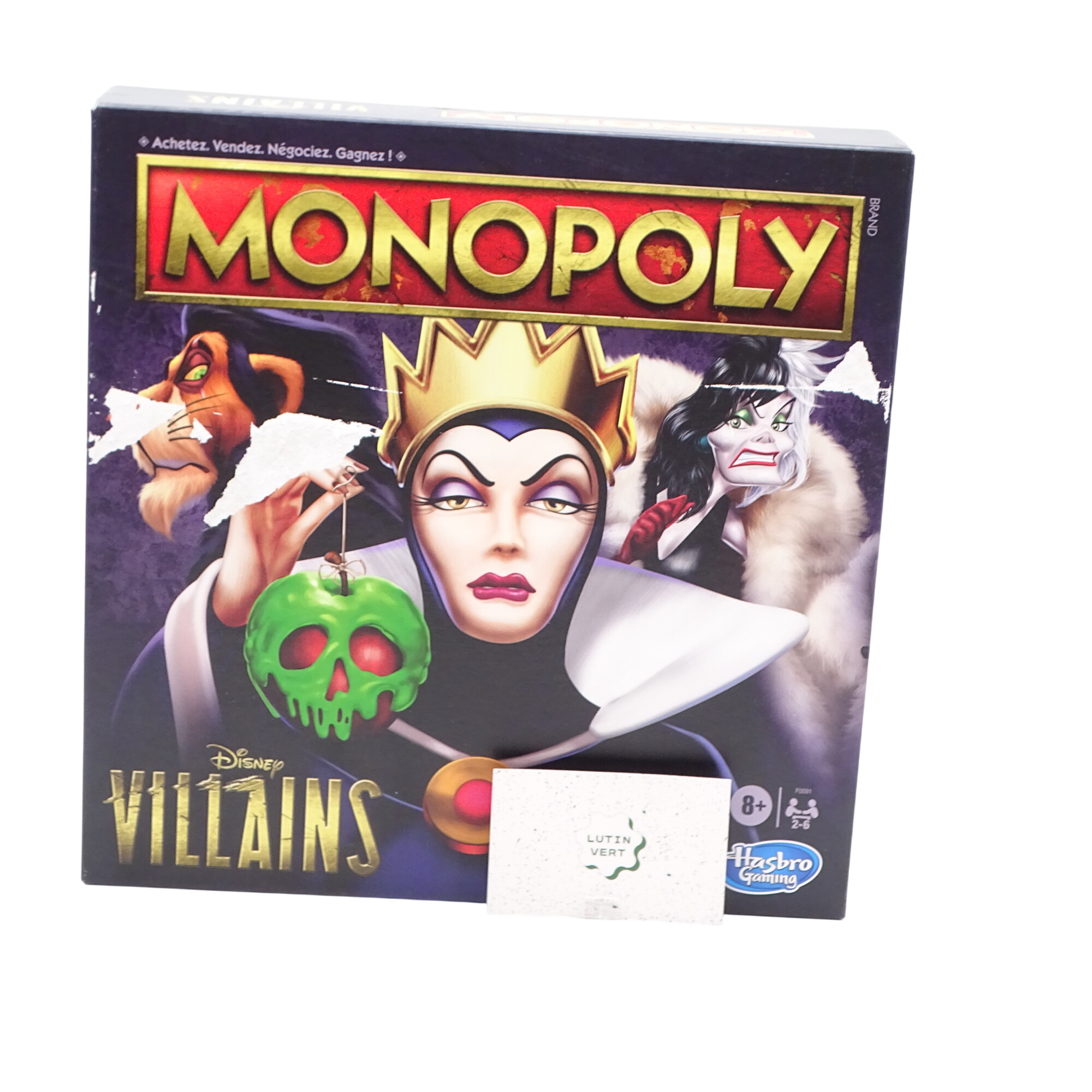 Monopoly Disney Villains HASBRO - Dès 8 ans | Ref 14507 Très bon état -  reconditionné disponible sur Label Emmaüs
